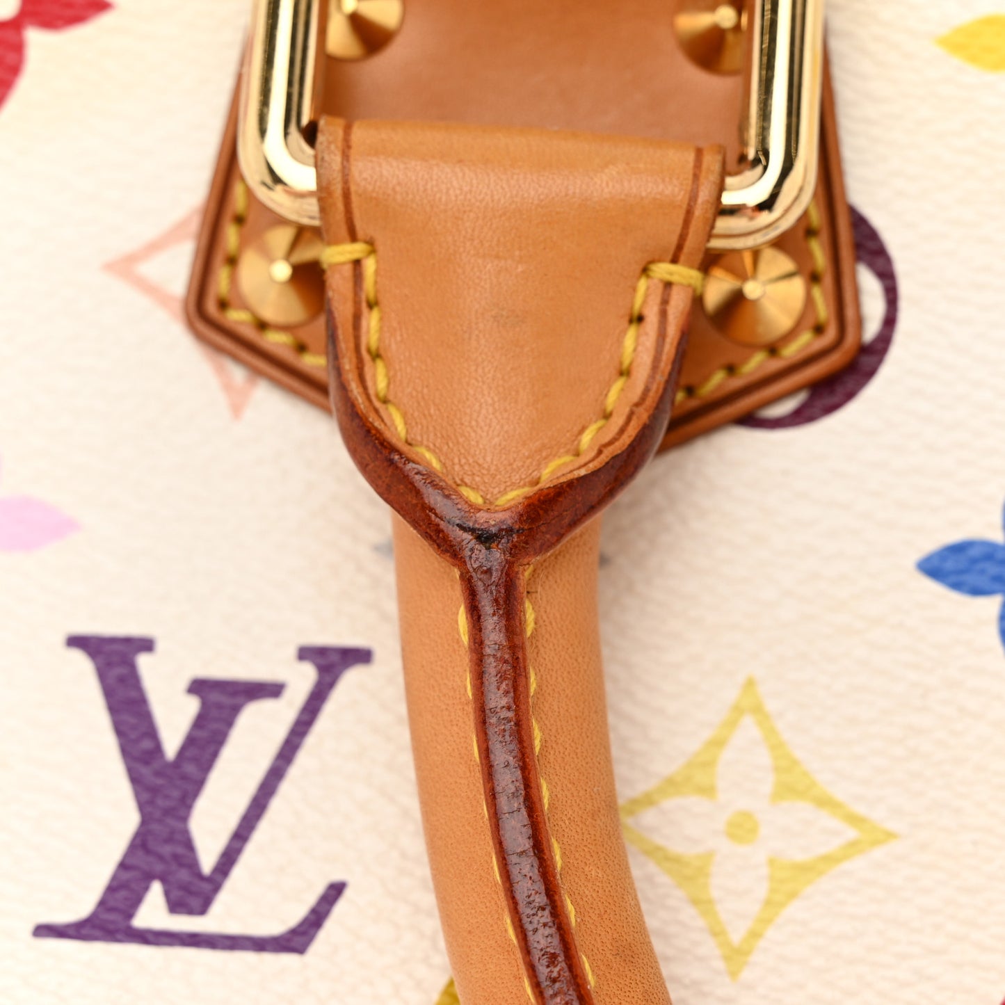 Monogram Multicolor Alma PM White