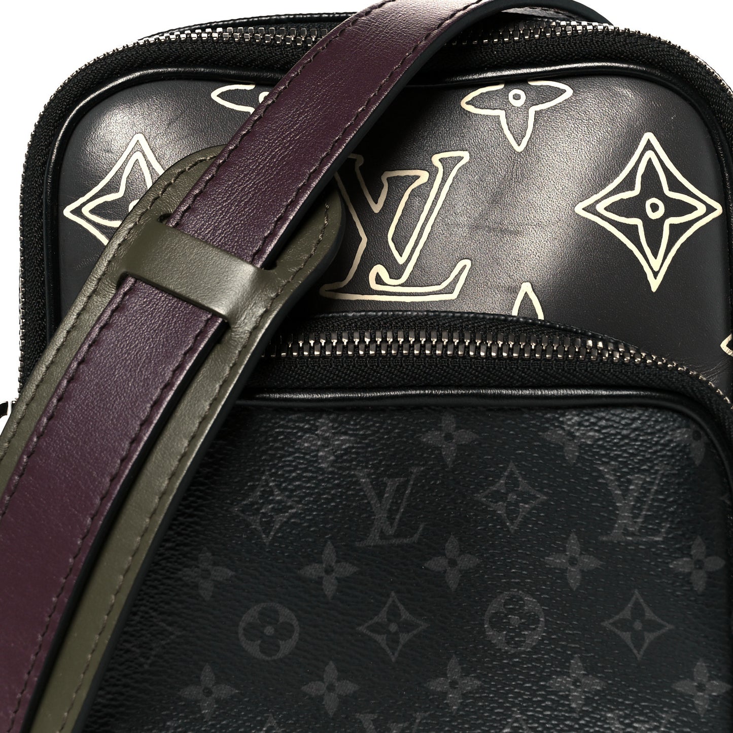 Monogram Eclipse Patchwork Amazone Sling Bag