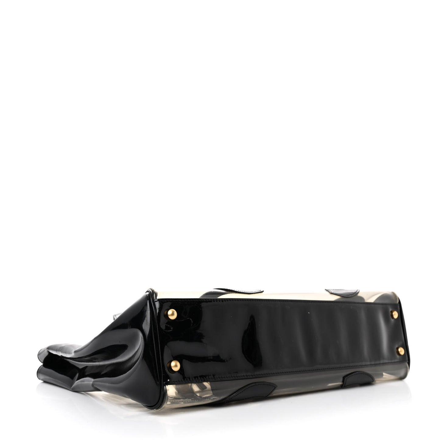 Vinyl Patent CC Logo Beach Tote Black