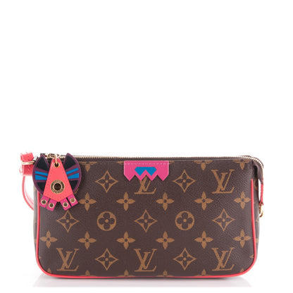 Louis Vuitton Monogram Totem Pochette Accessories Flamingo 1 of 7