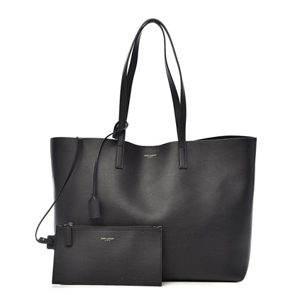 Saint Laurent Calfskin Large Shopping Tote Black 1 of 11