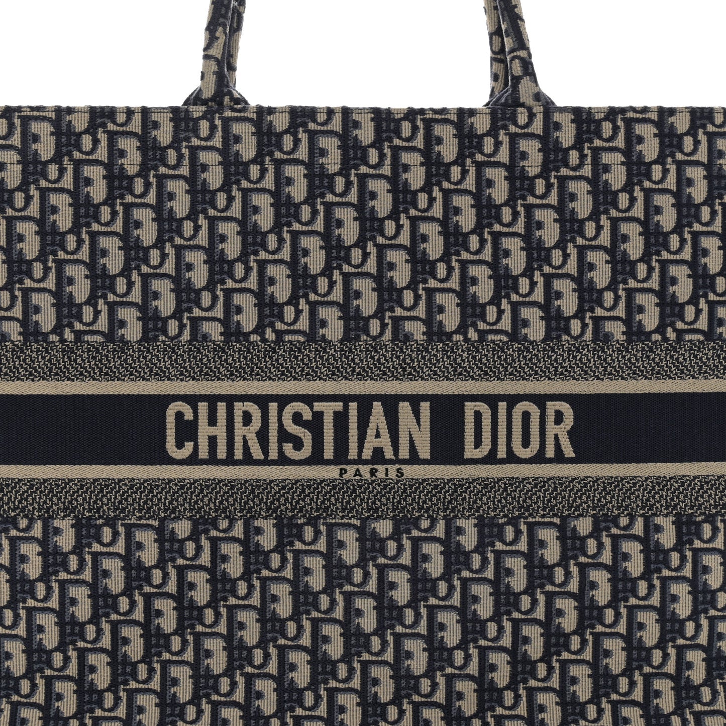 Oblique Large Book Tote Blue Multicolor