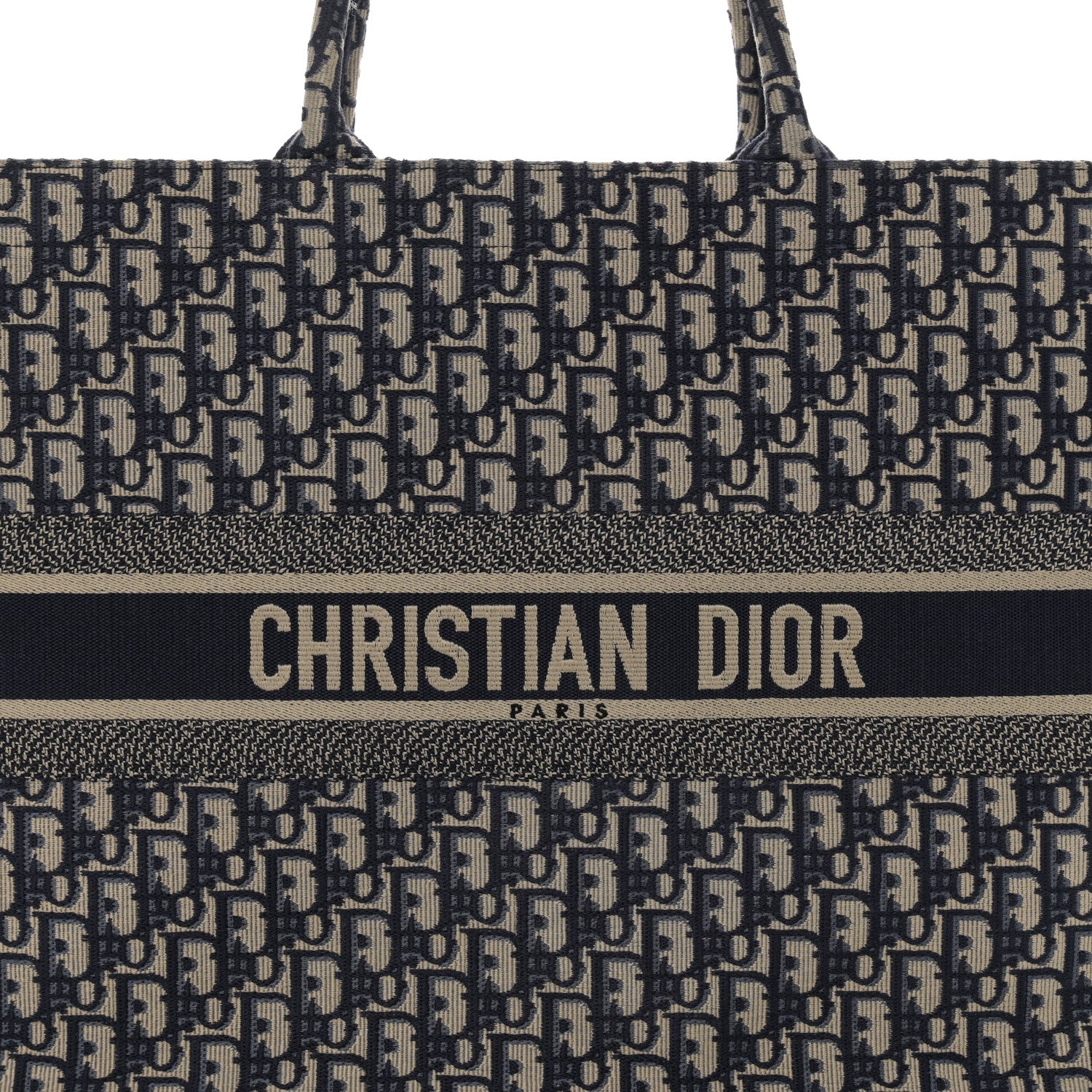 Christian Dior Oblique Large Book Tote Blue Multicolor 8 of 12