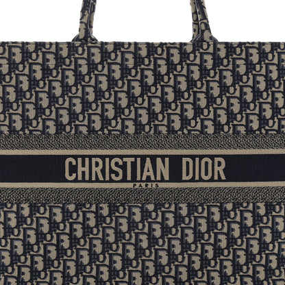 Christian Dior Oblique Large Book Tote Blue Multicolor 8 of 12