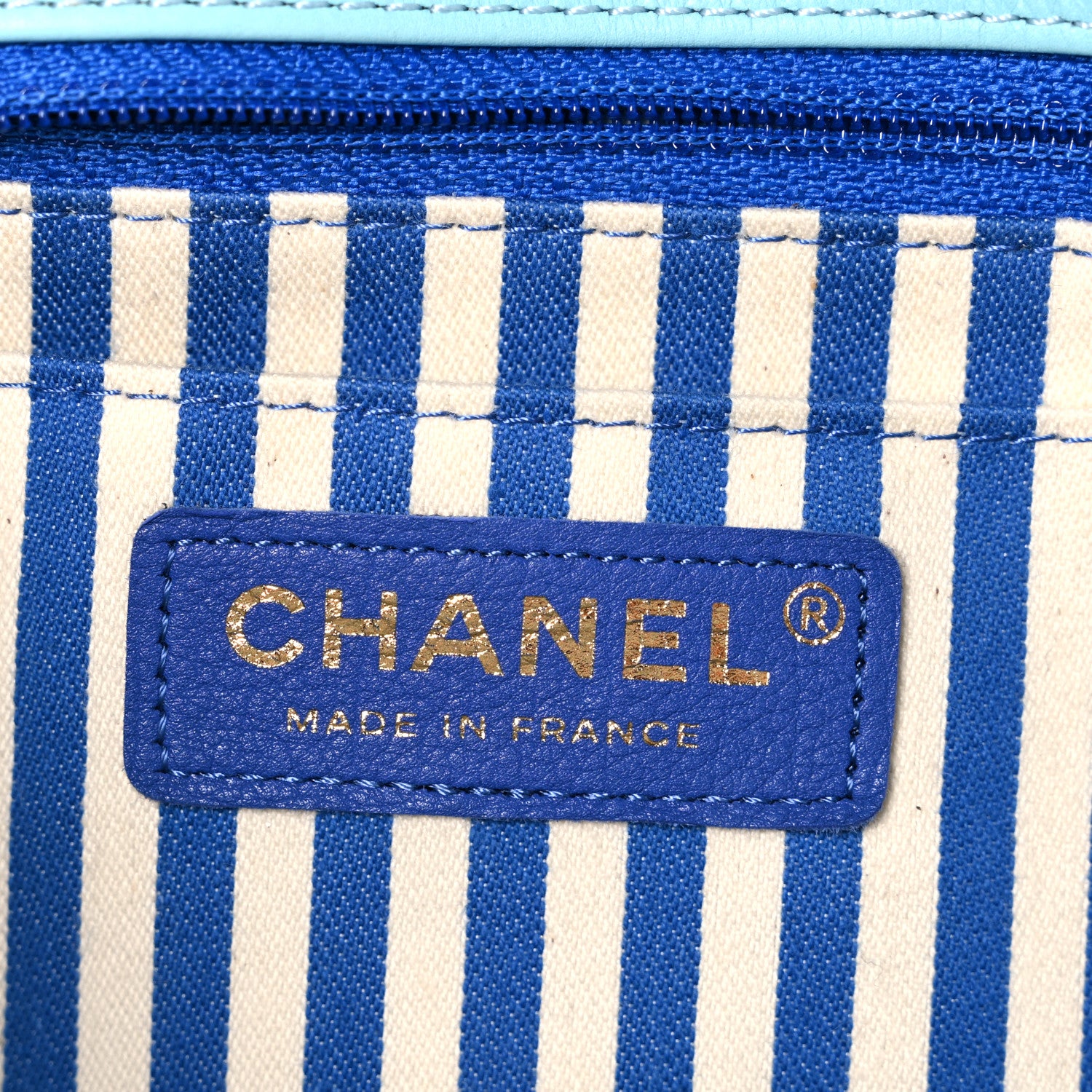 Chanel Calfskin Quilted Chevron Envelope Flap Turquoise 5 of 9