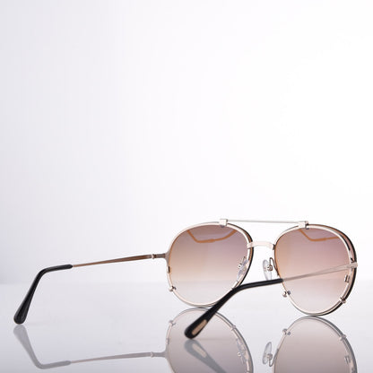 Tom Ford Oval Dickon Sunglasses TF 527 Brown 3 of 7
