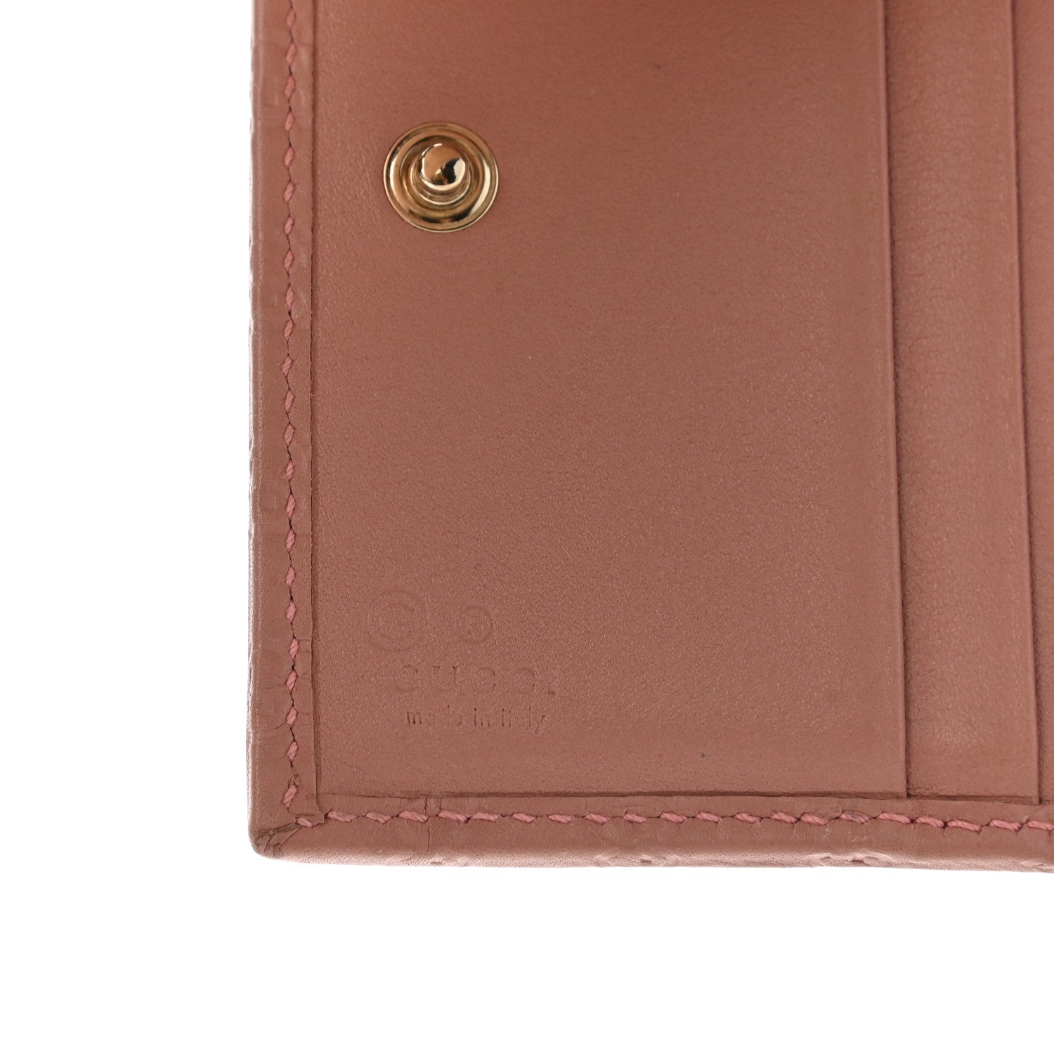Gucci Microguccissima Bi-Fold Wallet Soft Pink 6 of 7