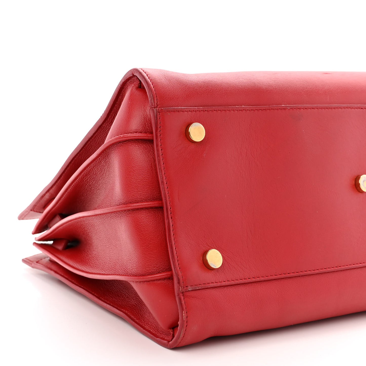 Calfskin Small Sac De Jour Lipstick Red