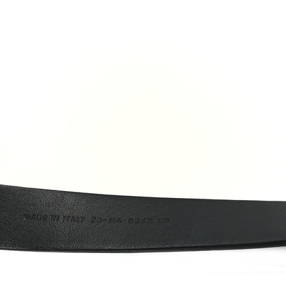 Christian Dior Calfskin Crystal CD Belt 90 36 Black 4 of 6