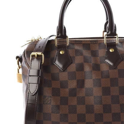 Louis Vuitton Damier Ebene Speedy Bandouliere 25 11 of 13