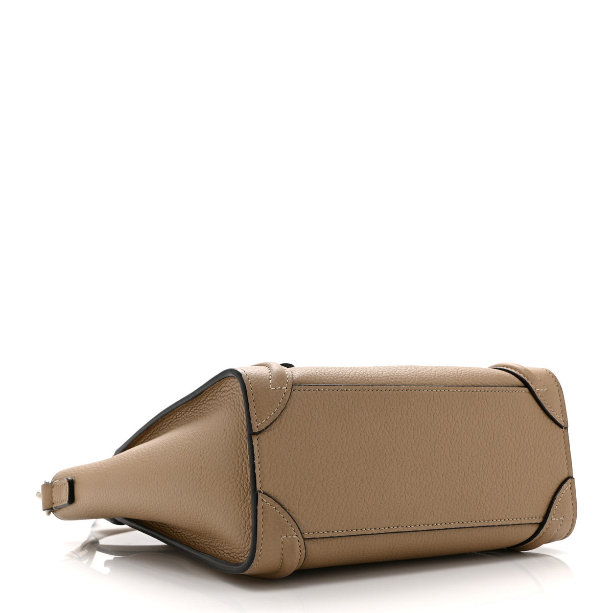 Drummed Calfskin Nano Luggage Dune