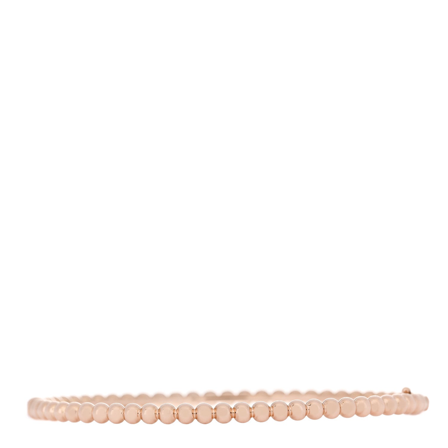 Van Cleef & Arpels 18K Rose Gold Perlee Pearls of Gold Bracelet L 2 of 4