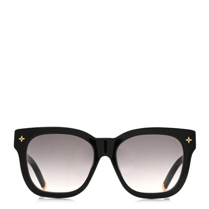 Louis Vuitton Acetate My Monogram Square Sunglasses Z1523E Black 2 of 8