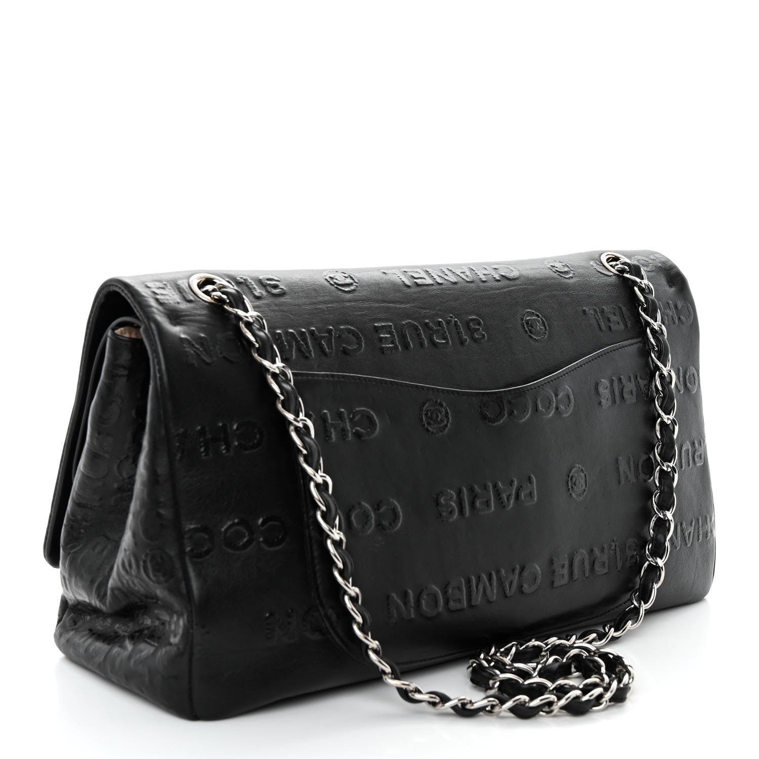 Chanel Calfskin Unlimited Jumbo Double Flap Black 3 of 10