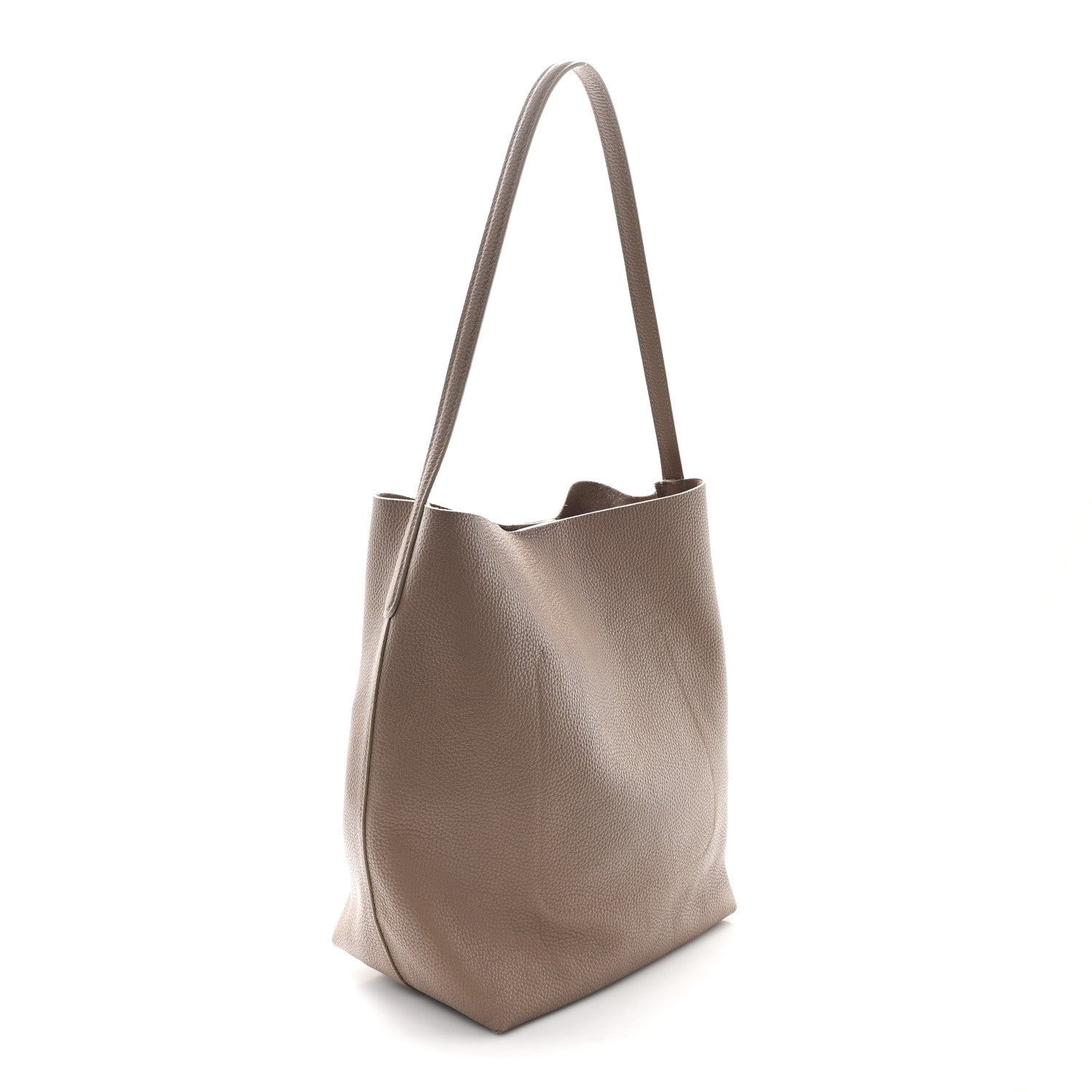 Mansur Gavriel Pebbled Calfskin Everyday Cabas Biscotto 3 of 11