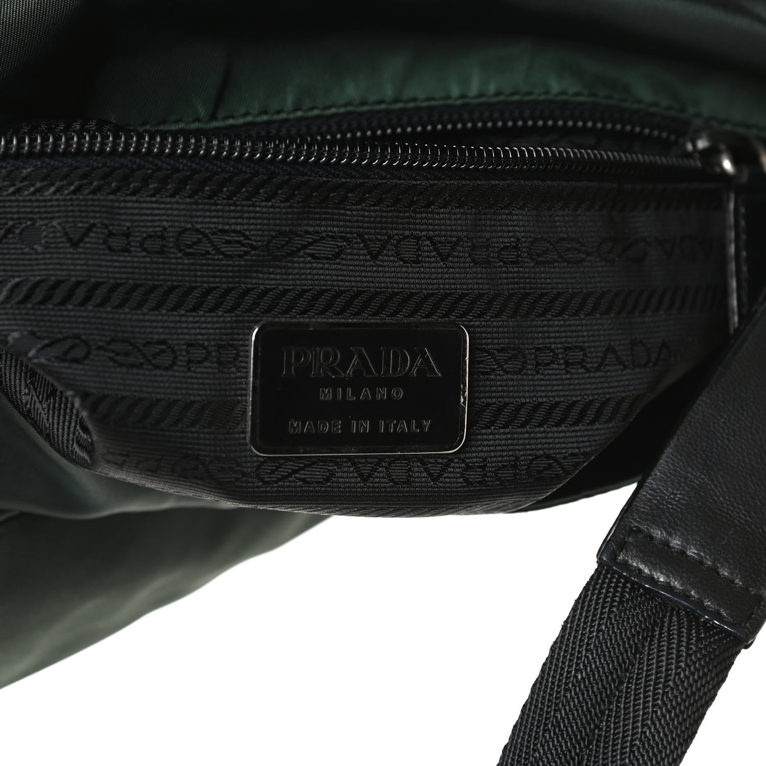 Prada Tessuto Nylon Shoulder Bag Antracite 10 of 15
