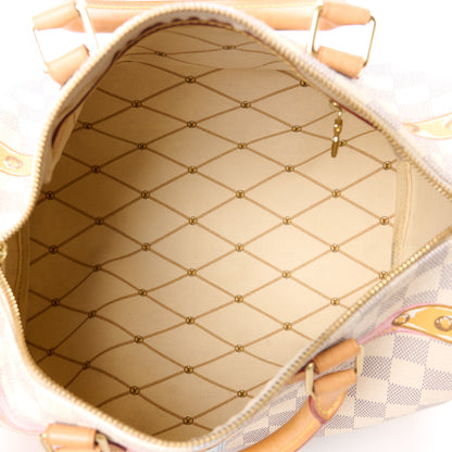 Louis Vuitton LOUIS VUITTON Damier Azur Summer Trunks Speedy Bandouliere 30 5 of 14