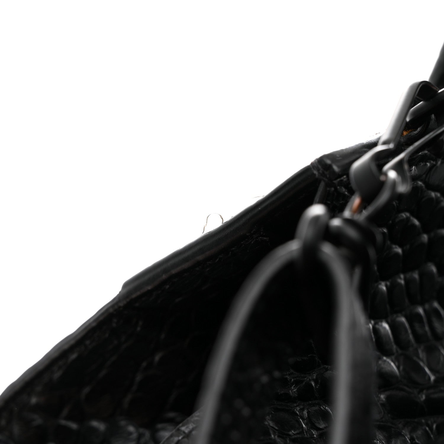 Balenciaga Calfskin Crocodile Embossed Neo Classic Black Hardware Medium City Black 18 of 18