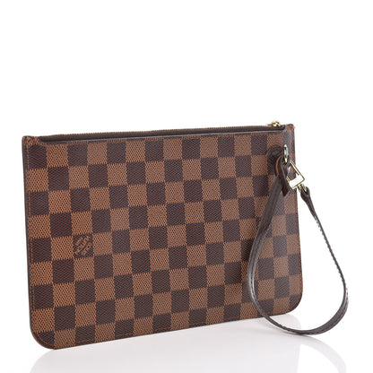 Louis Vuitton Damier Ebene Neverfull MM GM Pochette 3 of 11