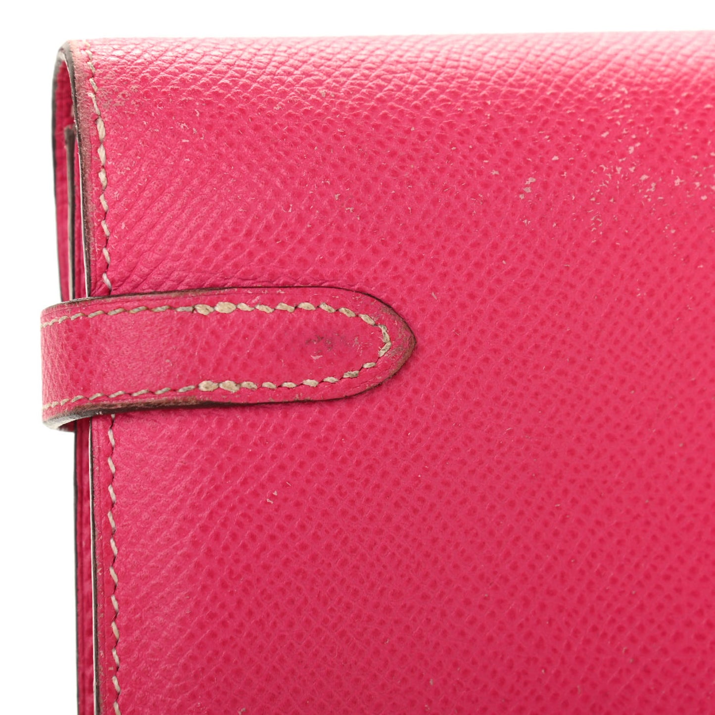 Epsom Kelly Longue Wallet Rose Tyrien