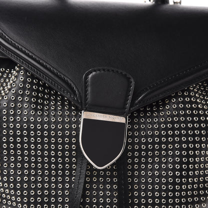 Alexander McQueen Calfskin Grommet Backpack Black 8 of 8