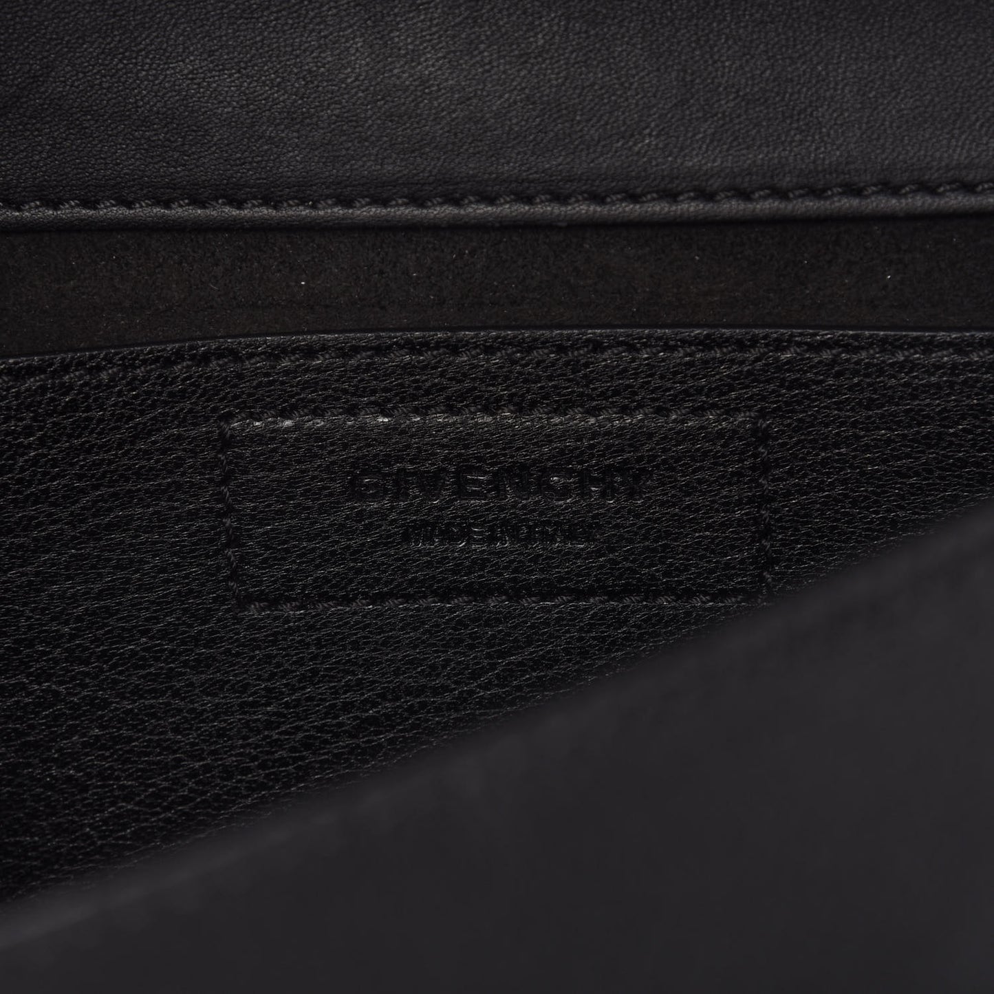 Goatskin Infinity Flap Bag Black