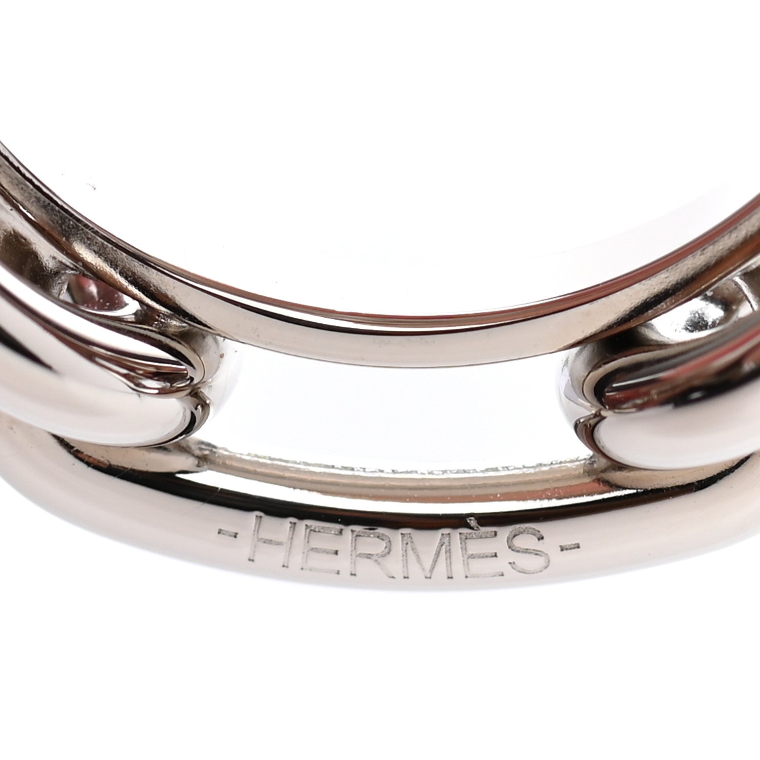 Hermes Palladium Regate Scarf Ring 4 of 5