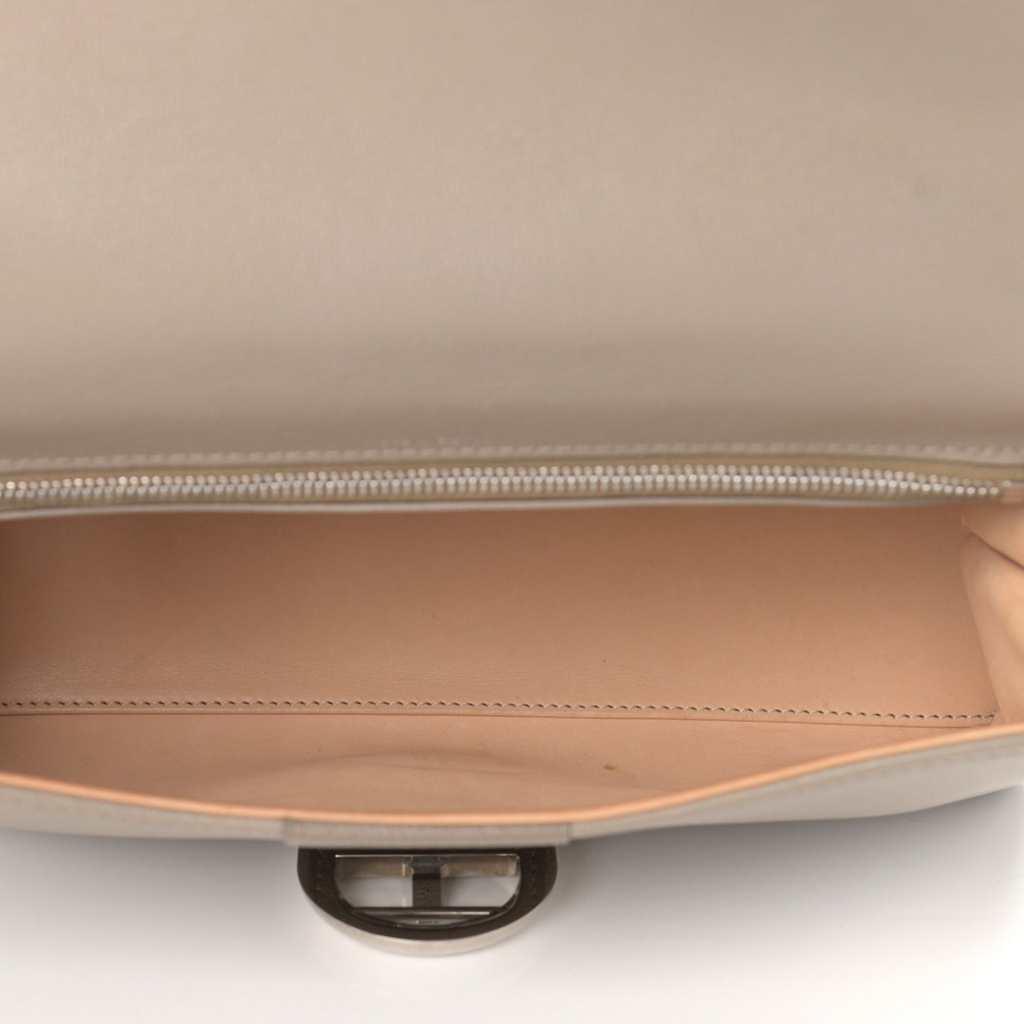 Calfskin Mini Brillant East West Satchel Tourterelle