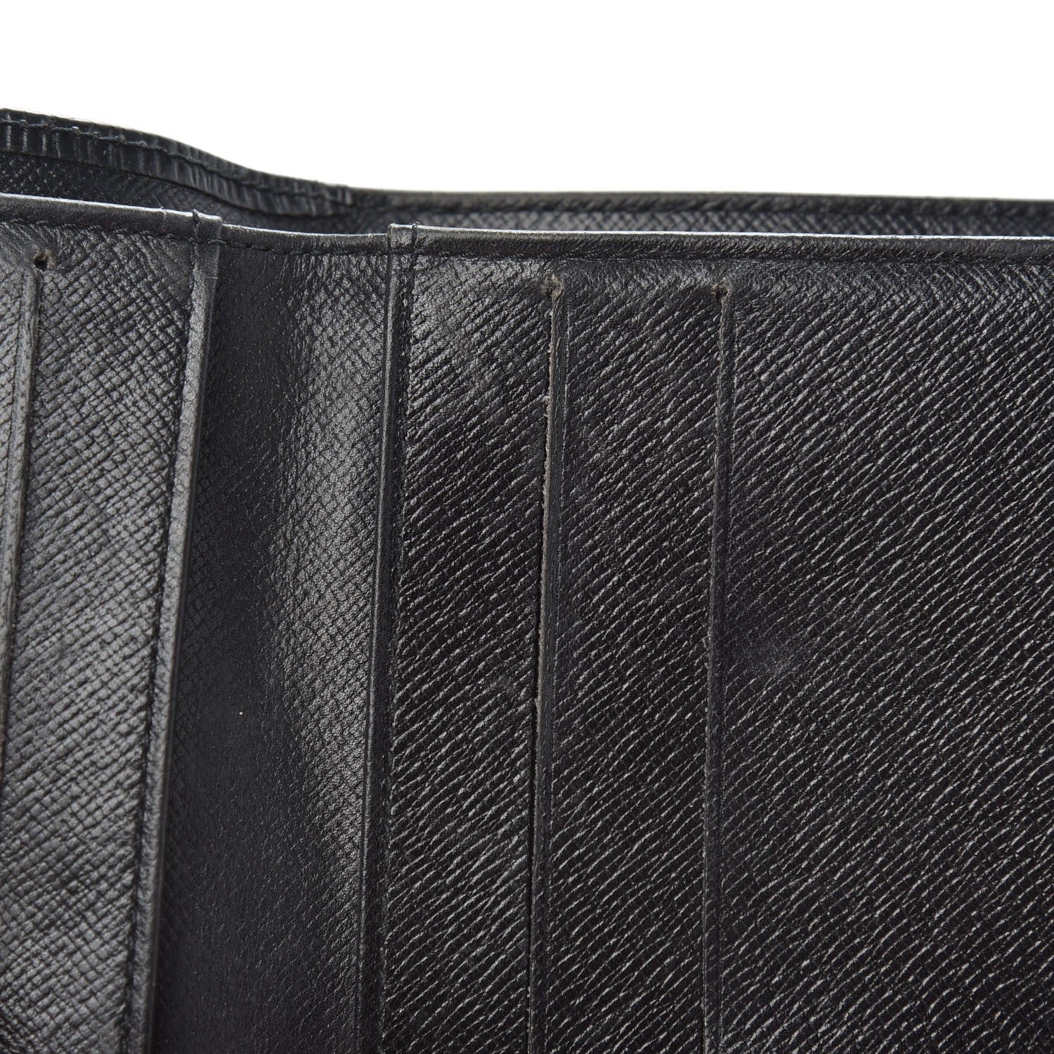 Louis Vuitton Epi Porte-Monnaie Tresor Wallet Black 10 of 10
