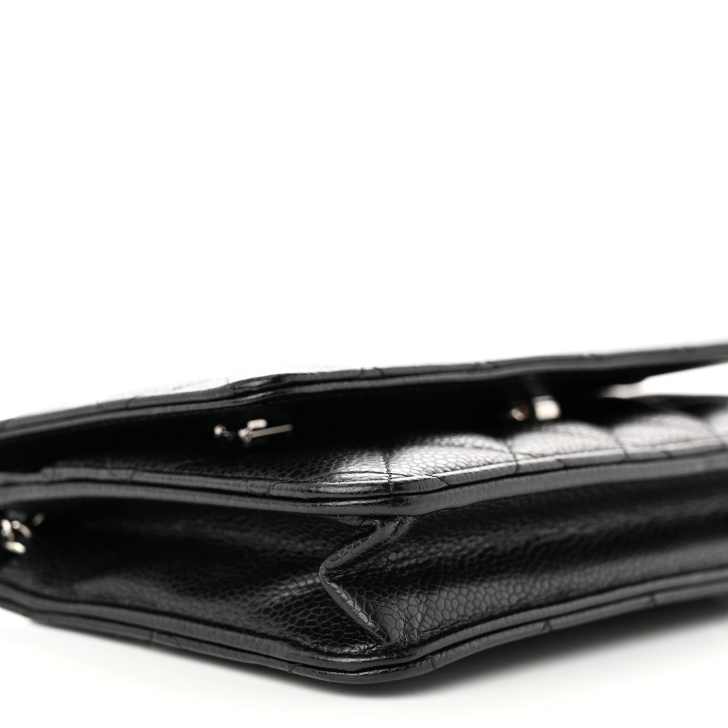 Chanel Caviar Quilted Wallet on Chain WOC Black 10 of 12