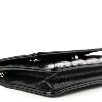 Chanel Caviar Quilted Wallet on Chain WOC Black 10 of 12