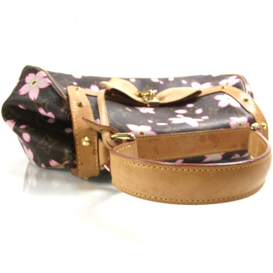 Monogram Cherry Blossom Sac Retro Bag Brown