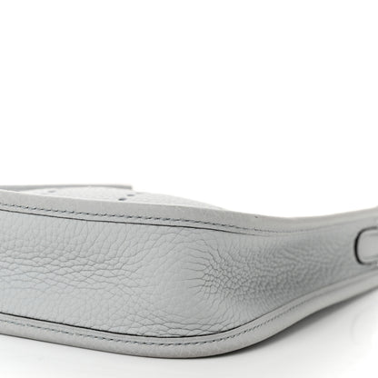 Hermes Taurillon Clemence Amazone Evelyne TPM Bleu Pale Etain 10 of 12