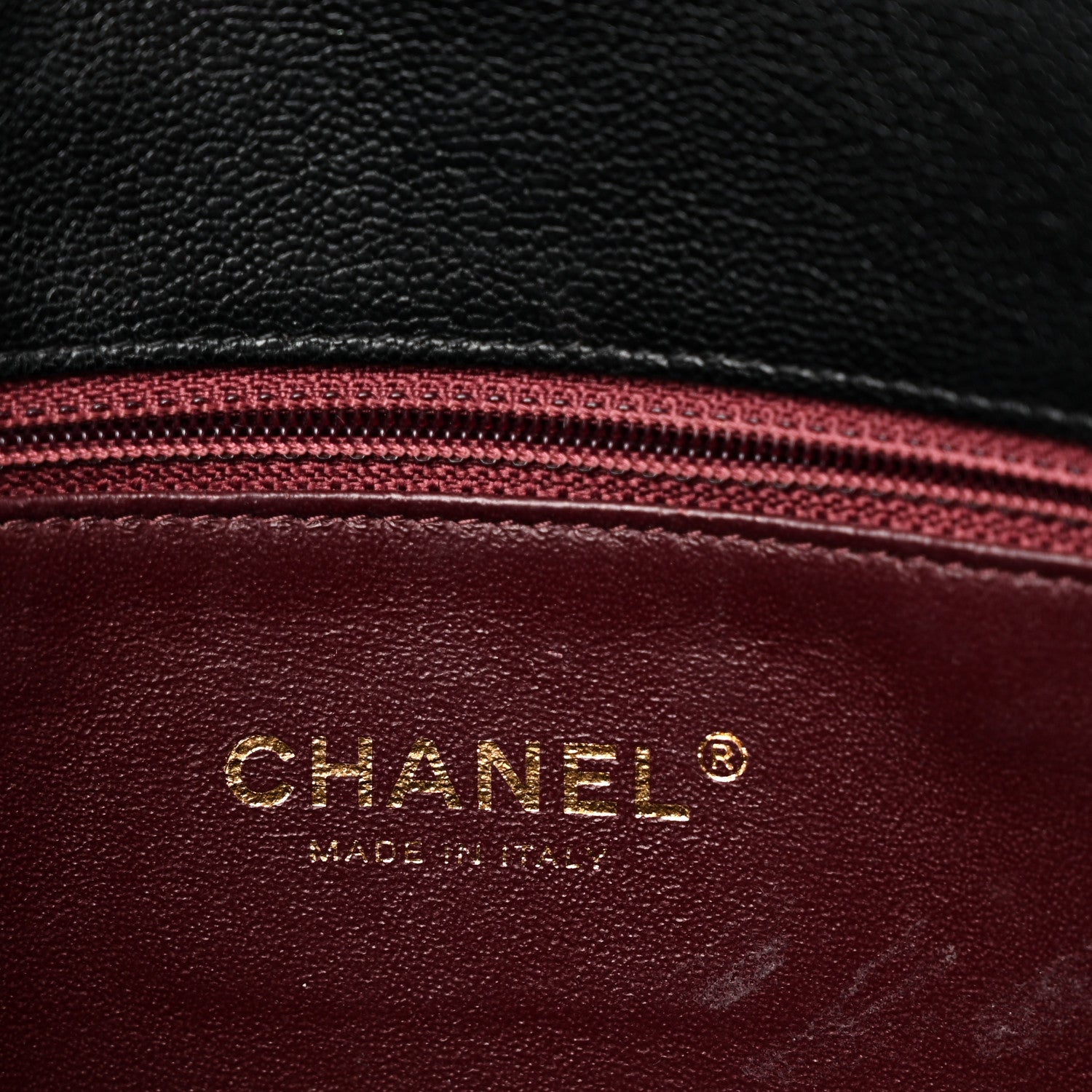 Chanel Shiny Goatskin Diagonal Quilted Large Flap Black 6 of 11