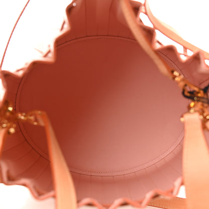 Mansur Gavriel Vegetable Tanned Calfskin Pleated Bucket Bag Camello Rosa 5 of 11