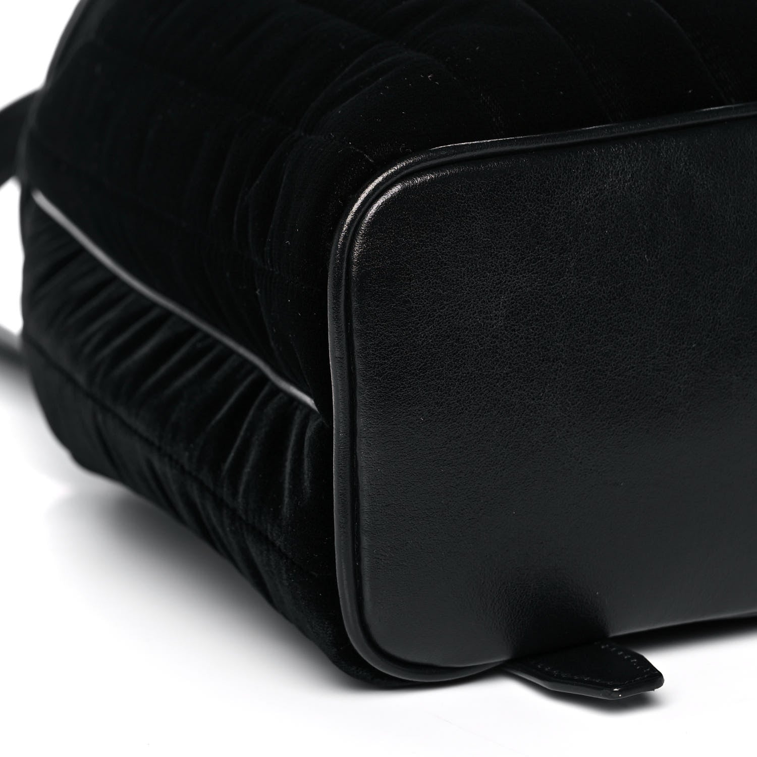 Saint Laurent Velvet Matelasse Vicky Backpack Black 11 of 14