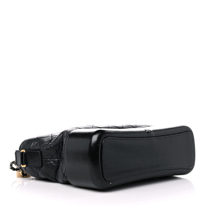 Chanel Aged Calfskin Quilted Medium Gabrielle Hobo Black 4 of 13