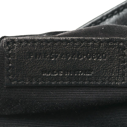 Saint Laurent Calfskin Y Quilted Monogram Medium Loulou Chain Satchel Black 8 of 12