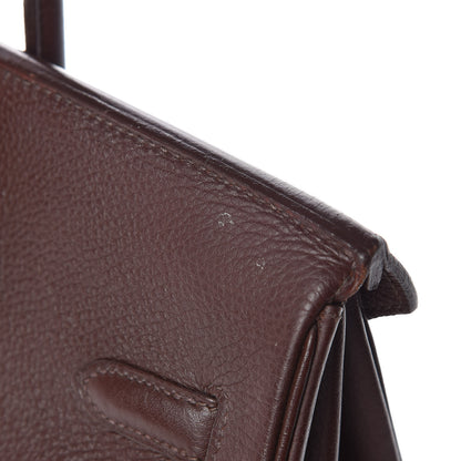 Hermes Togo Birkin 35 Chocolate 22 of 53