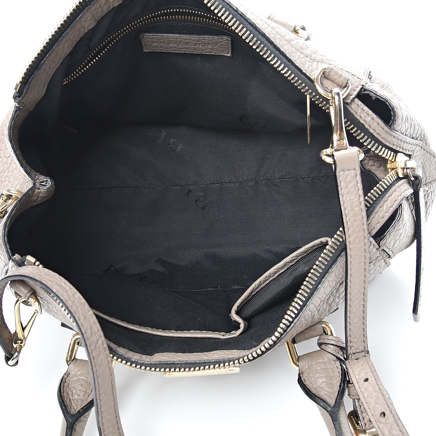 Burberry Heritage Grain Small Gladstone Pale Taupe 4 of 25