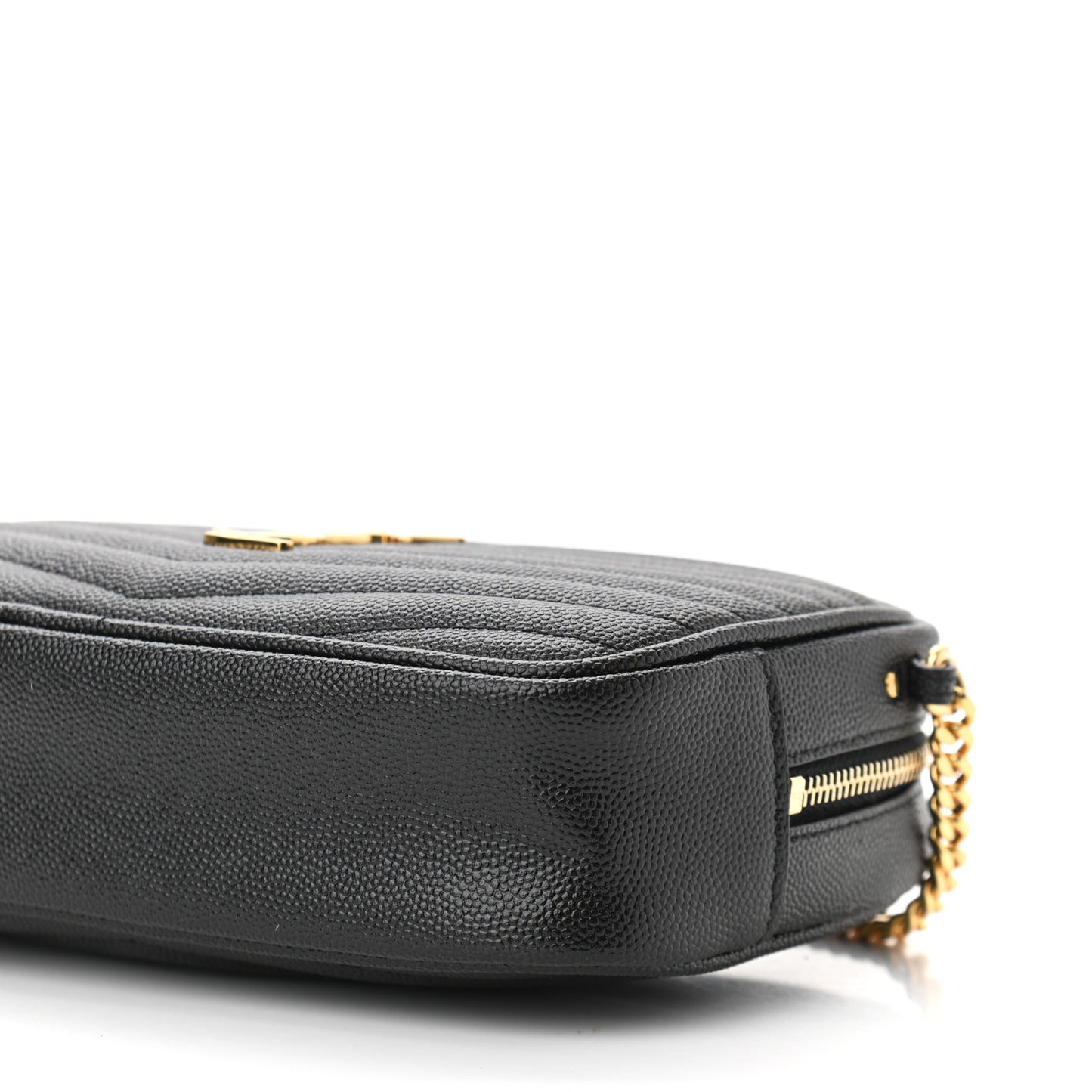 Grain De Poudre Matelasse Monogram Mini Lou Camera Bag Black