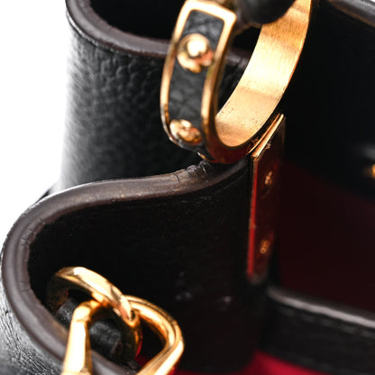 Louis Vuitton Taurillon Capucines BB Black 12 of 14