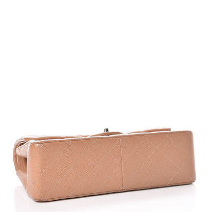 Chanel Caviar Quilted Jumbo Double Flap Beige Clair 4 of 13