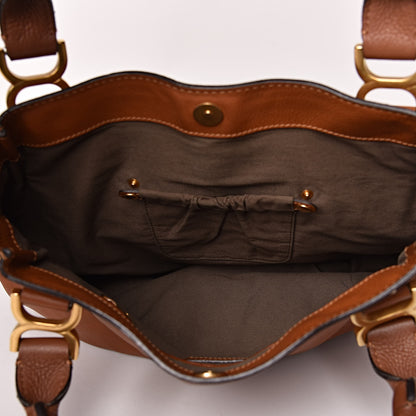Chloe Calfskin Large Marcie Tote Tan 5 of 18