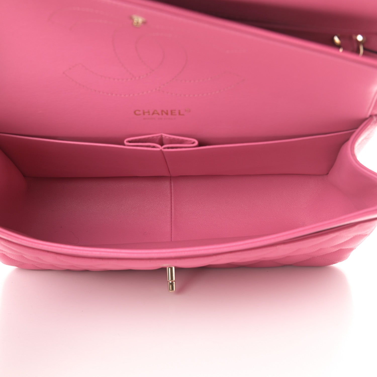 Chanel Caviar Quilted Jumbo Double Flap Pink 5 of 11