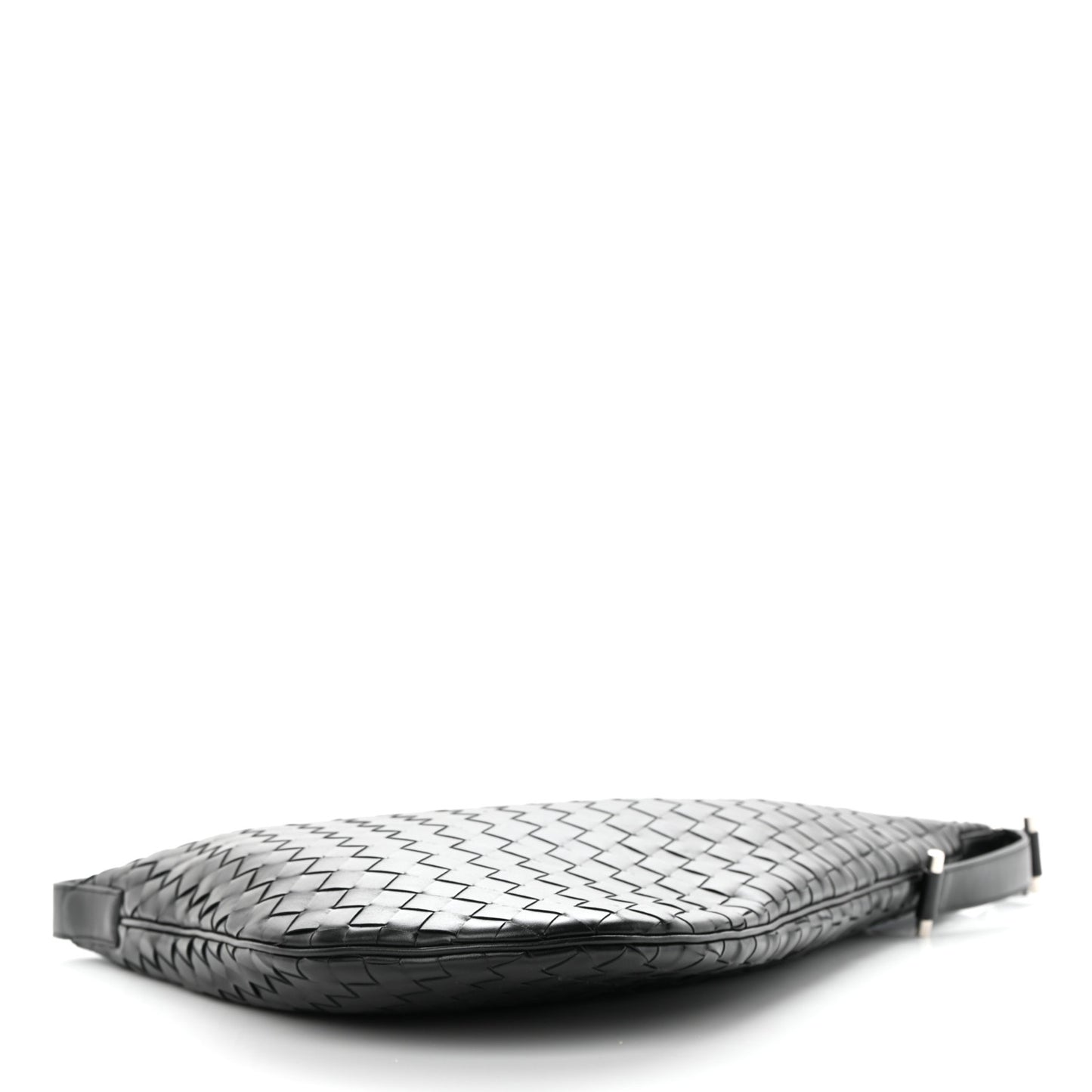 Calfskin Intrecciato Virgule Black