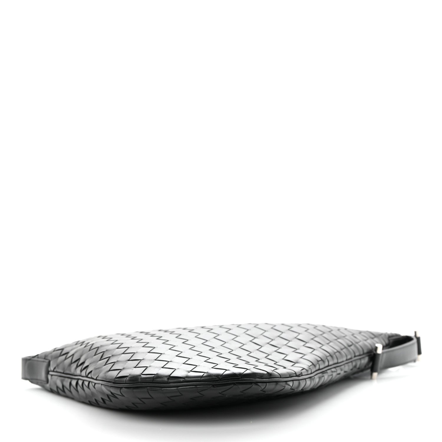 Bottega Veneta Calfskin Intrecciato Virgule Black 4 of 9