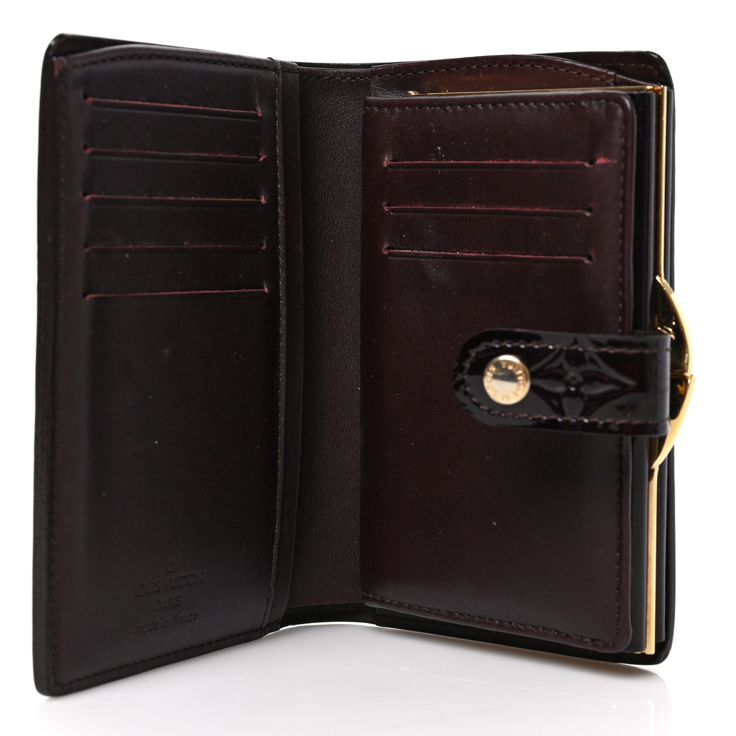 Vernis French Purse Wallet Amarante