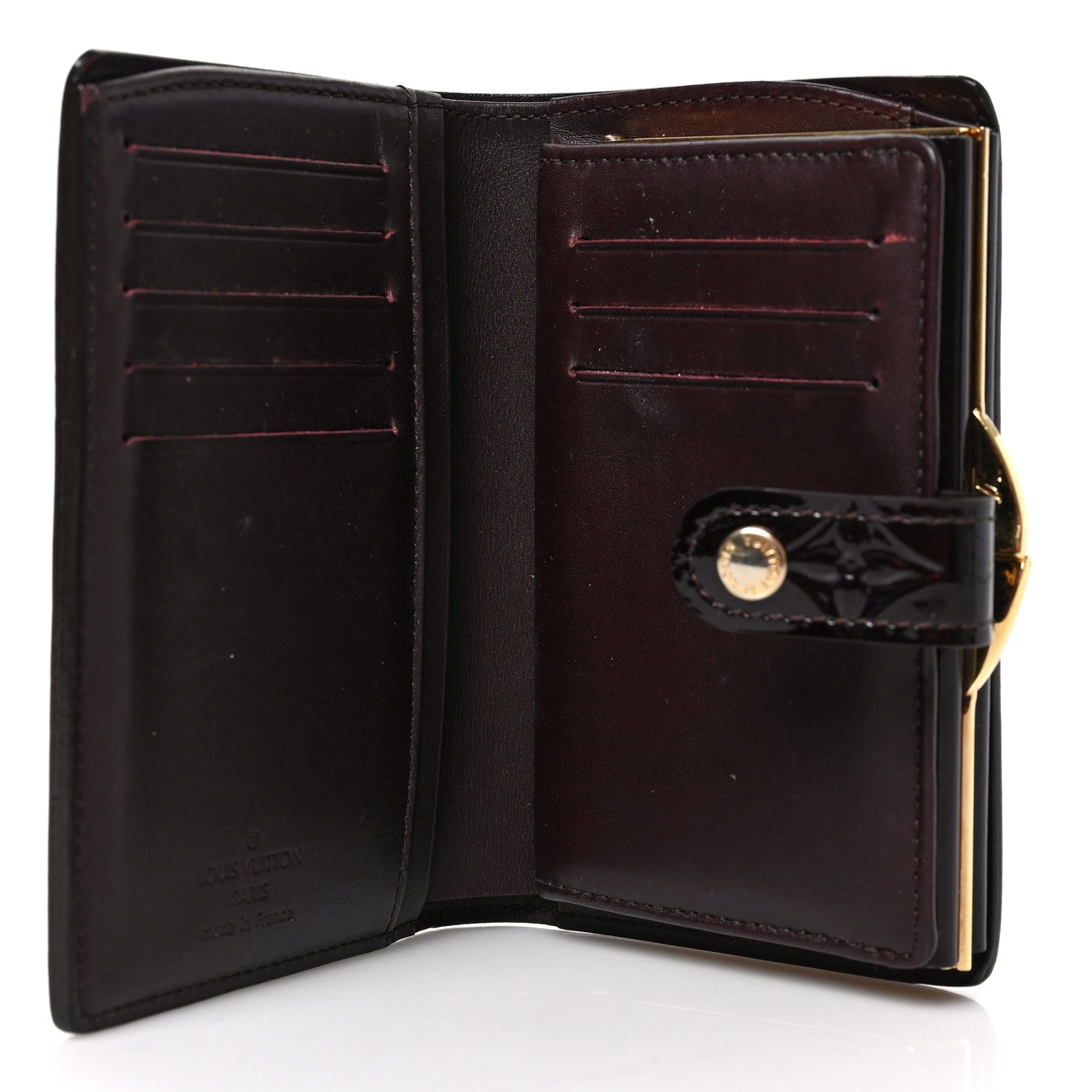 Louis Vuitton Vernis French Purse Wallet Amarante 5 of 7