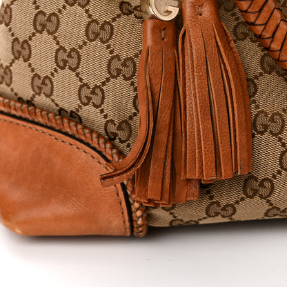 Gucci Monogram Medium Marrakech Tote Tan 13 of 14